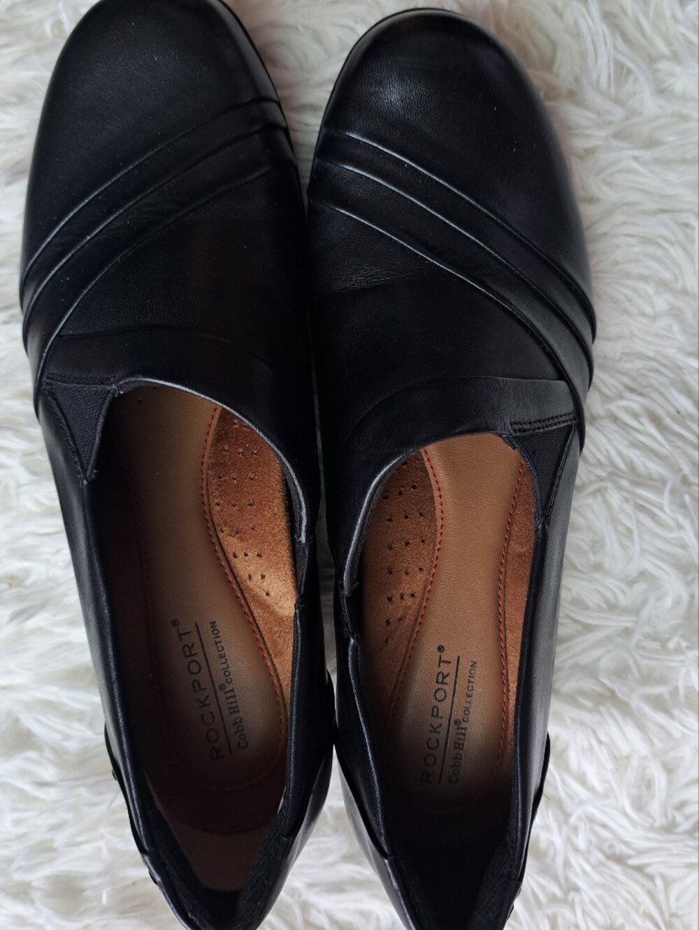 Rockport Black Women's Slip-On Loafers